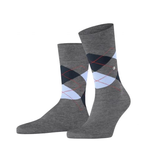 Burlington Herren Socken Manchester 21088-3615 40-46 Concrete Mel. | 40-46