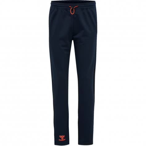 Hummel Kinder Trainingshose ACTION COTTON PANTS KIDS 211103-8574 152 Dark Sapphire/Fiesta | 152