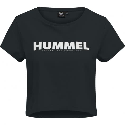 Hummel Damen T-Shirt Legacy Woman Cropped 212560-2001 XL Black | XL