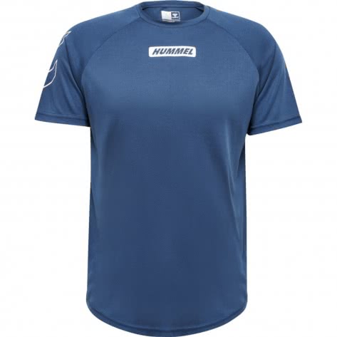 Hummel Herren T-Shirt TE TOPAZ Shirt 213475-7954 XXL Insignia Blue | XXL