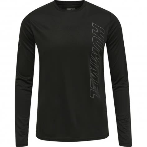 Hummel Herren Langarmshirt TE TOPAZ Shirt L/S 213476-2001 M Black | M