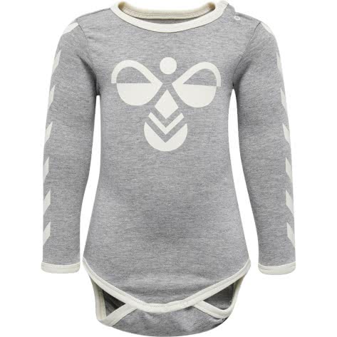 Hummel Baby Body Flipper L/S 213892-2006 98 Grey Melange | 98