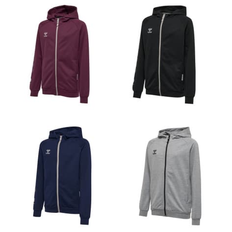 Hummel Kinder Kapuzenjacke hmlMOVE Grid Cotton Zip Hoodie 215008 
