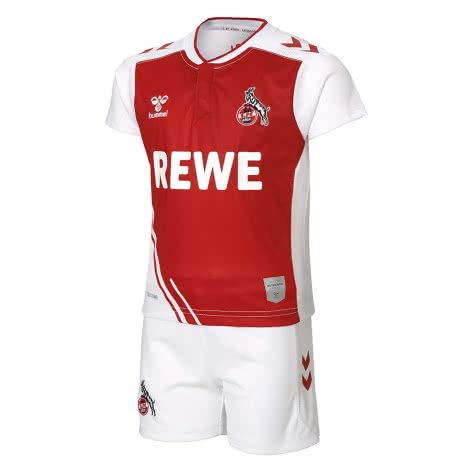 Hummel Kinder 1. FC Köln Home Mini Kit 2022/23 216417-9402 68 White/True Red | 68