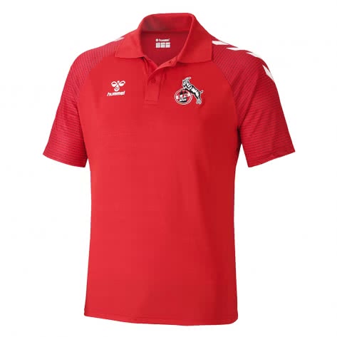 Hummel Herren 1. FC Köln Trainings Polo 2022/23 217478-3062 S True Red | S