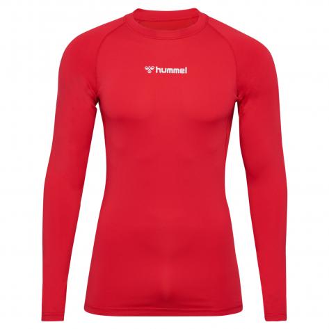 Hummel Herren Langarm Shirt hmlBL PERFORMANCE TEE L/S 225511-3062 XXL TRUE RED | XXL