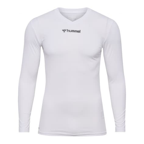Hummel Herren Langarm Shirt hmlBL ESSENTIAL TEE L/S 225520-9001 S WHITE | S