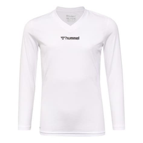 Hummel Kinder Langarm Shirt hmlBL ESSENTIAL TEE L/S KIDS 225521-9001 164 WHITE | 164