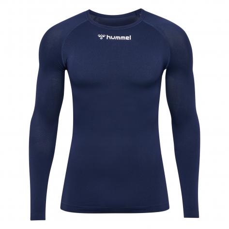 Hummel Unisex Langarm Shirt hmlBL COMFORT 2.0 TEE L/S 225524-7026 M MARINE | M