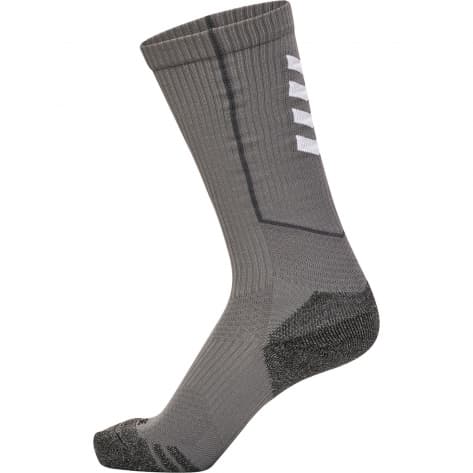 Hummel Unisex Socken hmlPRO TRAINING SOCKS HIGH 226912-1299 47-50 STEEL GRAY/WHITE | 47-50