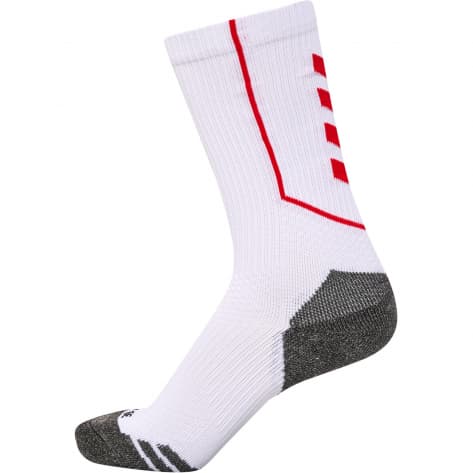 Hummel Unisex Socken hmlPRO TRAINING SOCKS LOW 226913-9402 27-30 WHITE/TRUE RED | 27-30