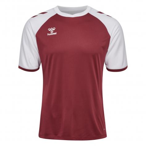 Hummel Kinder Trikot hmlMATCH LEAGUE JERSEY S/S KIDS 233154-3035 164 MAROON/WHITE | 164