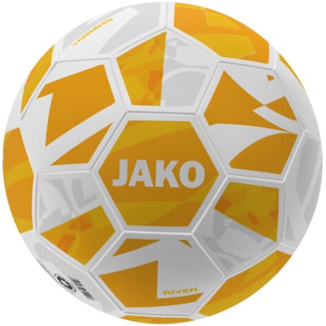 Jako Fussball Trainingsball River 2342-667 3 Weiß/Gelb | 3