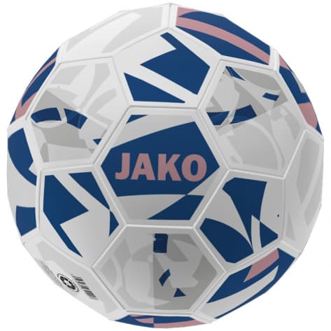 Jako Fussball Trainingsball Futsal 2368-694 4 Weiß/Navy/Dusky Pink | 4