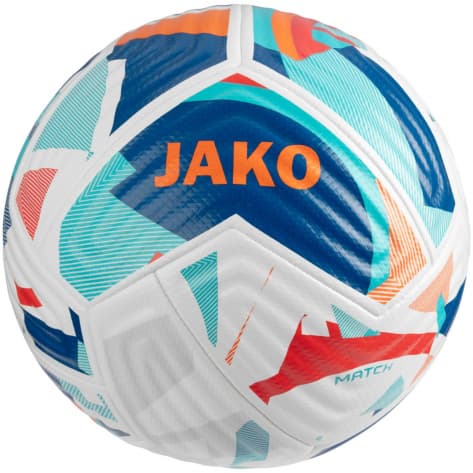 Jako Fussball Spielball Flow 2376-665 5 Weiß/Navy/Orange | 5