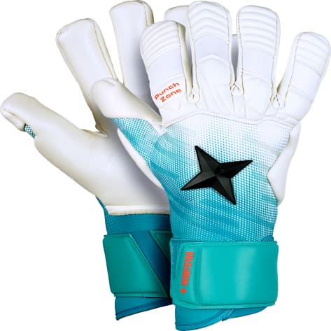 Derbystar Kinder Torwarthandschuhe Attack XP19 v23 2588000000 1 Weiß/Türkis | 1