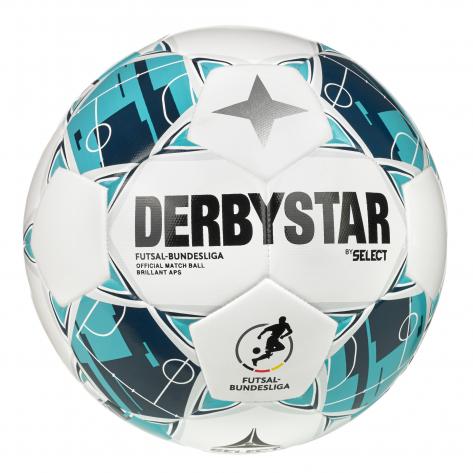 Derbystar Fussball Futsal-Bundesliga Brillant APS v26 1594400026 4 Weiss/Blau/Grau | 4