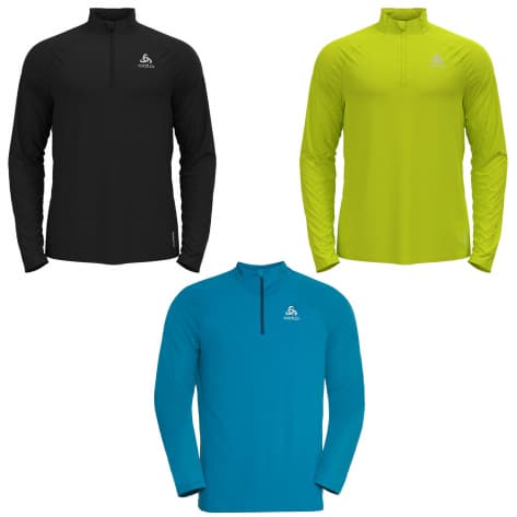 Odlo Herren Laufshirt Essential Ceramiwarm Midlayer 1/2 Zip 313642 