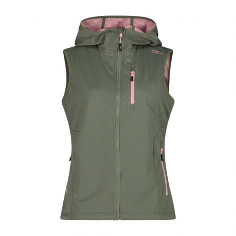 CMP Damen Softshellweste Woman Vest Fix Hood 31A5036-E452 36 Salvia | 36