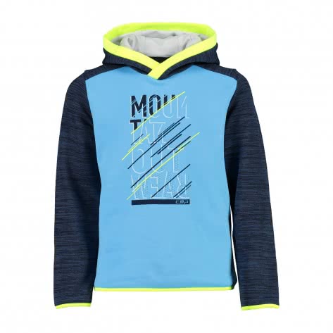 CMP Kinder Kapuzenpullover Kid Sweat Fix Hood 31E1964-L613 98 Azzurro | 98