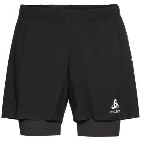 Odlo Herren Laufshort Zeroweight 5 Inch 2-in-1 Shorts 322562 