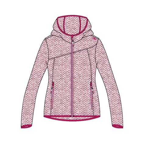 CMP Mädchen Fleecejacke G Fix Hood Jacket 33H1835 