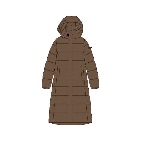 CMP Damen Mantel Woman Long Fix Hood Coat 33K3706 