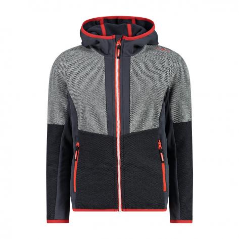 CMP Mädchen Fleecejacke Kid G Jacket Fix Hood 33H1855 