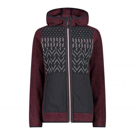 CMP Damen Fleecejacke Woman Jacket Fix Hood 33H2336 
