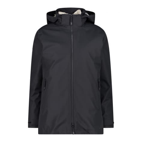 CMP Damen Parka Woman Long Jacket Zip Hood Det. Inn. Jacket 34K0086D 