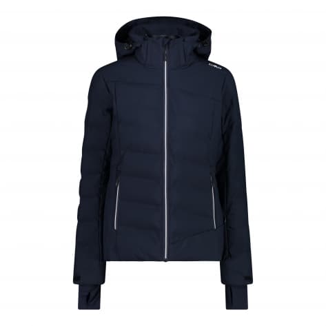 CMP Damen Skijacke Woman Jacket Zip Hood 34W4596-N950 36 Black Blue | 36