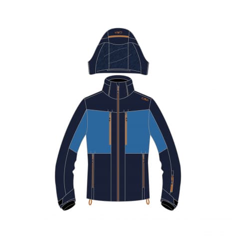 CMP Herren Skijacke MAN JACKET ZIP HOOD 34W4657 