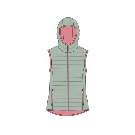 CMP Mädchen Weste Kid G Vest Fix Hood 34Z5175 