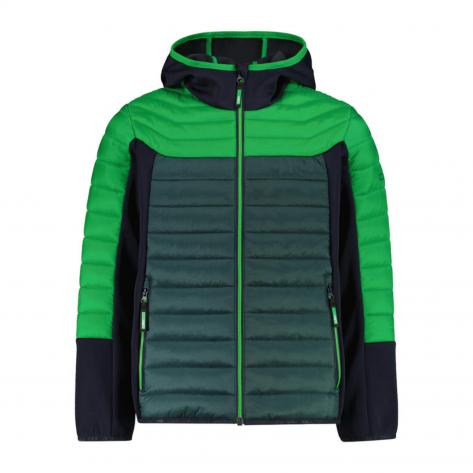 CMP Jungen Steppjacke KID JACKET HYBRID FIX HOOD 35Z3214-E958 176 Alpine | 176