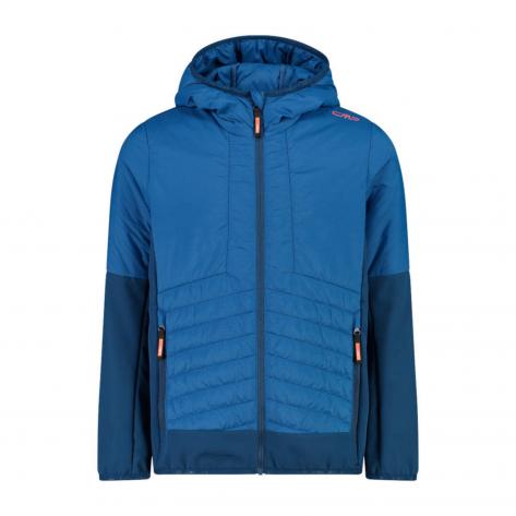 CMP Jungen Steppjacke KID HYBRID JACKET FIX HOOD 35Z6004 