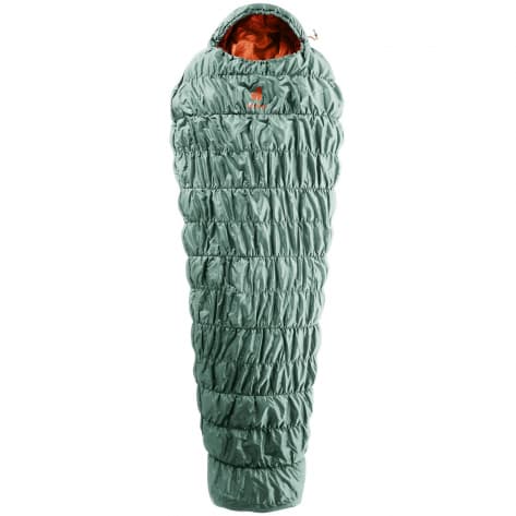 Deuter Schlafsack Exosphere +4° 3704124-2904-0 Sage-Paprika | Reißverschluss rechts