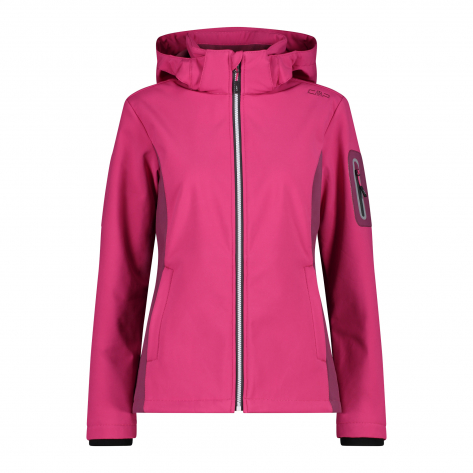 CMP Damen Softshelljacke Woman Jacket Zip Hood 39A5006-B870 34 Fucsia | 34