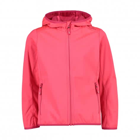 CMP Mädchen Softshelljacke Girl Jacket Fix Hood 39A5115 Rot - Bild 6 von 9
