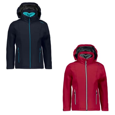 CMP Mädchen Jacke Girl Jacket Zip Hood + Detachble Inn. Jacket 39Z0375D 