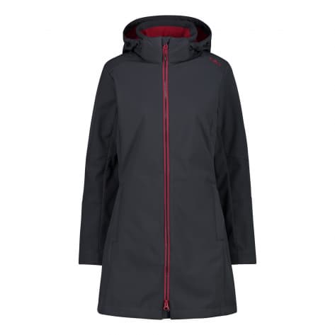 CMP Damen Softshelljacke Zip Hood Softshell Coat 3A08326-12TP 34 Antracite-Anemone | 34