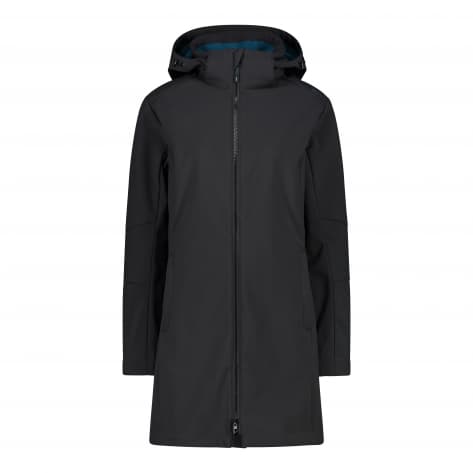 CMP Damen Softshelljacke Zip Hood Softshell Coat 3A08326-22UM 38 Antracite-Deep Lake | 38