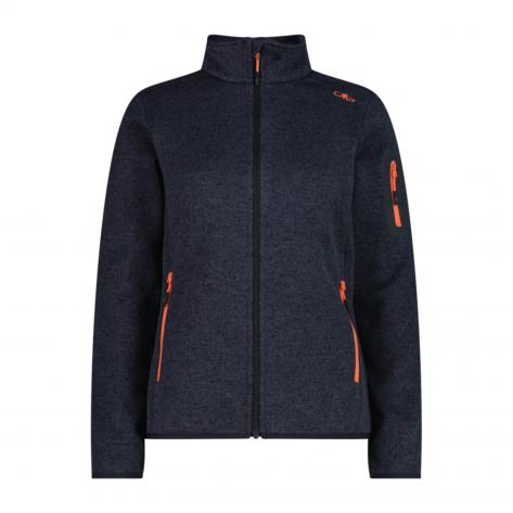 CMP Damen Jacke Knitted Melange Fleece Jacket 3H14746 
