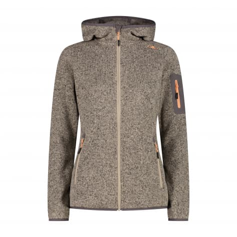 CMP Damen Jacke Knitted Melange Hoody 3H19826 