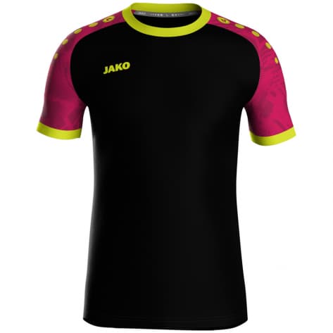 Jako Kinder Trikot Iconic KA 4224-805 140 Schwarz/Pink/Neongelb | 140