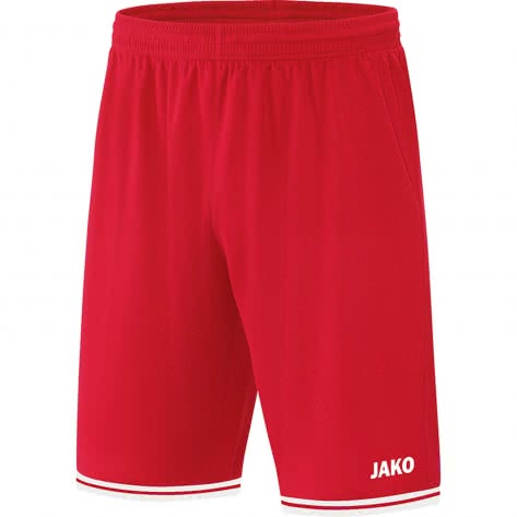 Jako Herren Short Center 2.0 4450-01 XXS rot/weiß | XXS