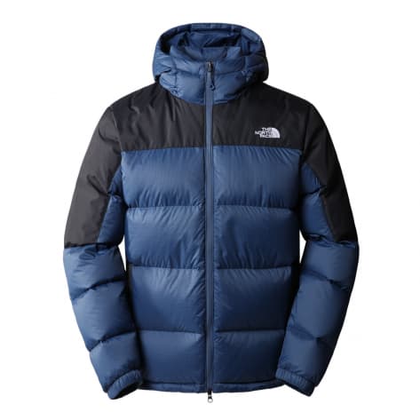 The North Face Herren Daunenjacke Diablo Down Hoodie 4M9L-MPF L Shady Blue/TNF Black | L
