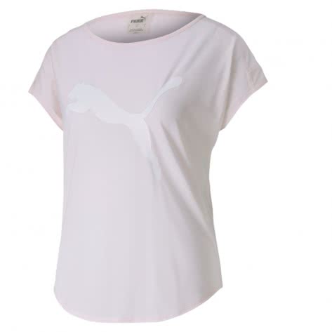 Puma Damen T-Shirt Studio Mesh Cat Tee 518284-08 XS Rosewater | XS