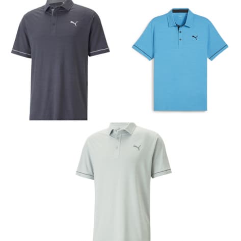 Puma Herren Polo-Shirt Cloudspun Haystack Polo 538709 