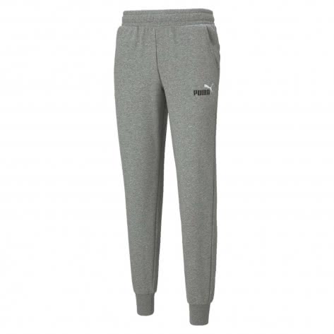 Puma Herren Trainingshose Essentials+ 2 Colour Logo Pants 586768-03 S Medium Gray Heather | S