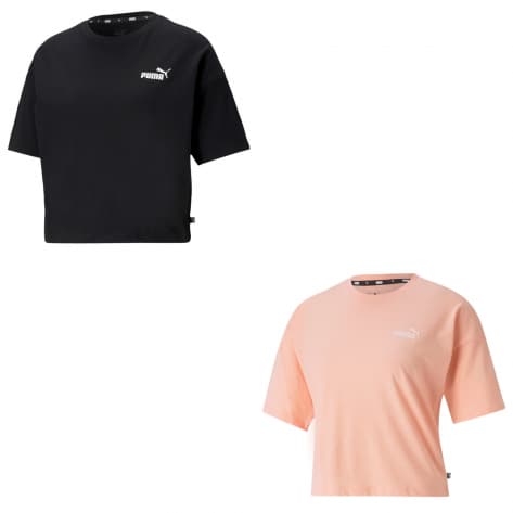 Puma Damen T-Shirt ESS Cropped Small Logo Tee 586867 